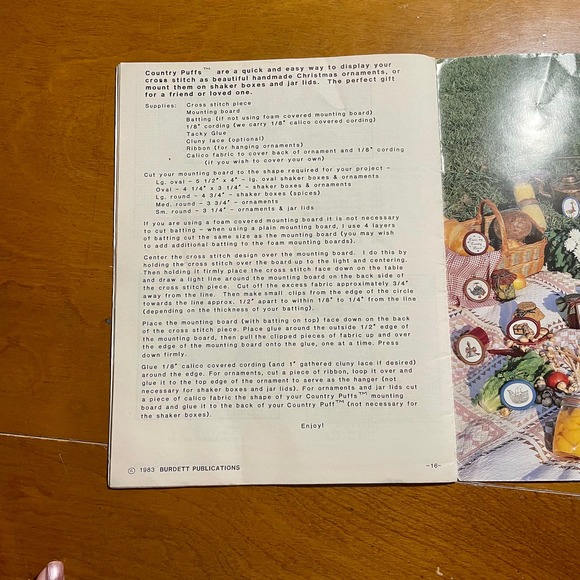 Country Miniatures: Cross Stitch & Embroidery Patterns by Dale Burdett - Picture 6 of 12